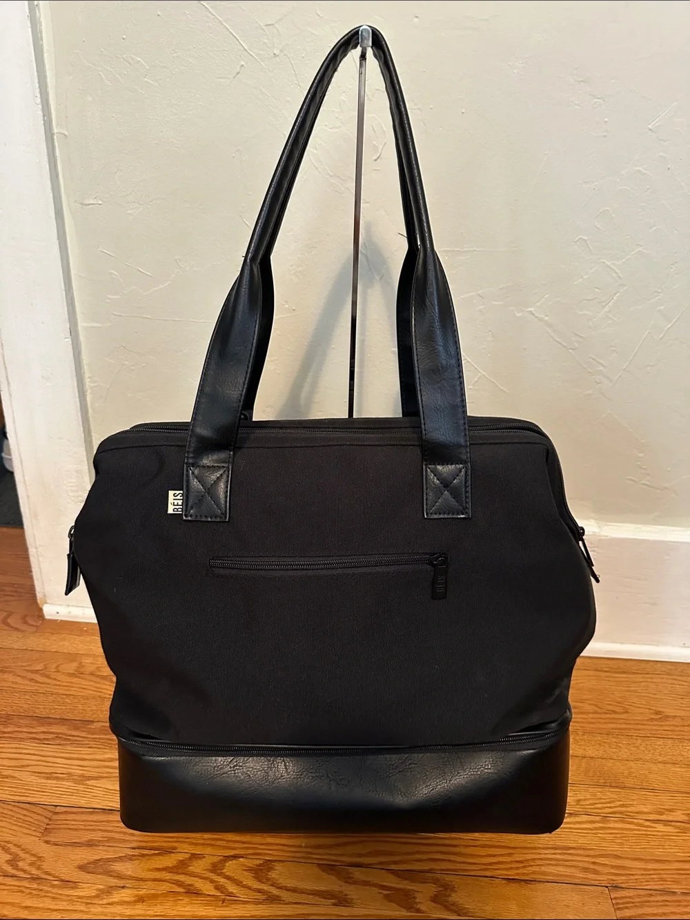 BEIS | Bags | Beis Black Travel Tote The Weekender | Poshmark